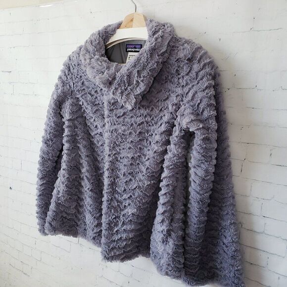 Patagonia Pelage Fleece Jacket Womens Size XS Dove Gray Full Zip High Neck - Picture 3 of 9